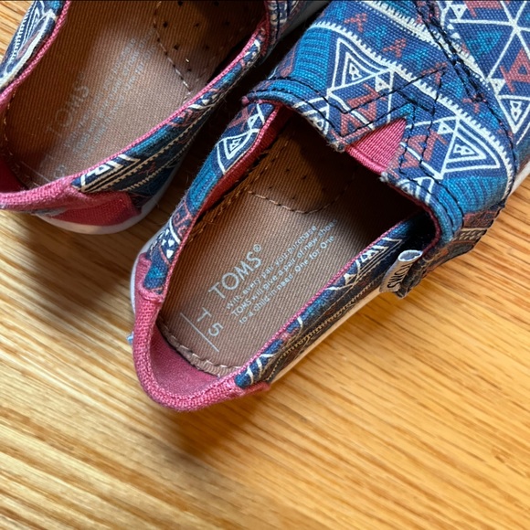 Toms alpargatas tribal print size toddler 5 - Picture 4 of 5